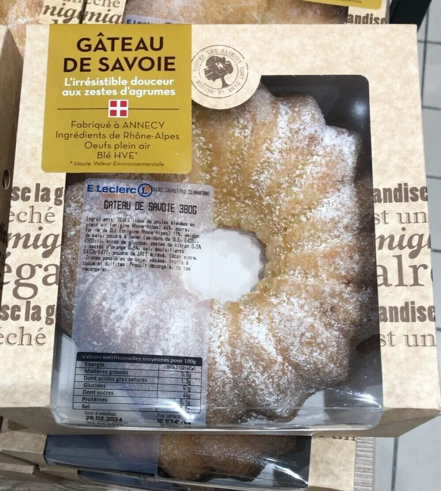 Gateau de savoie