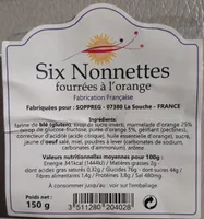 Nonnettes fourrées à l'orange