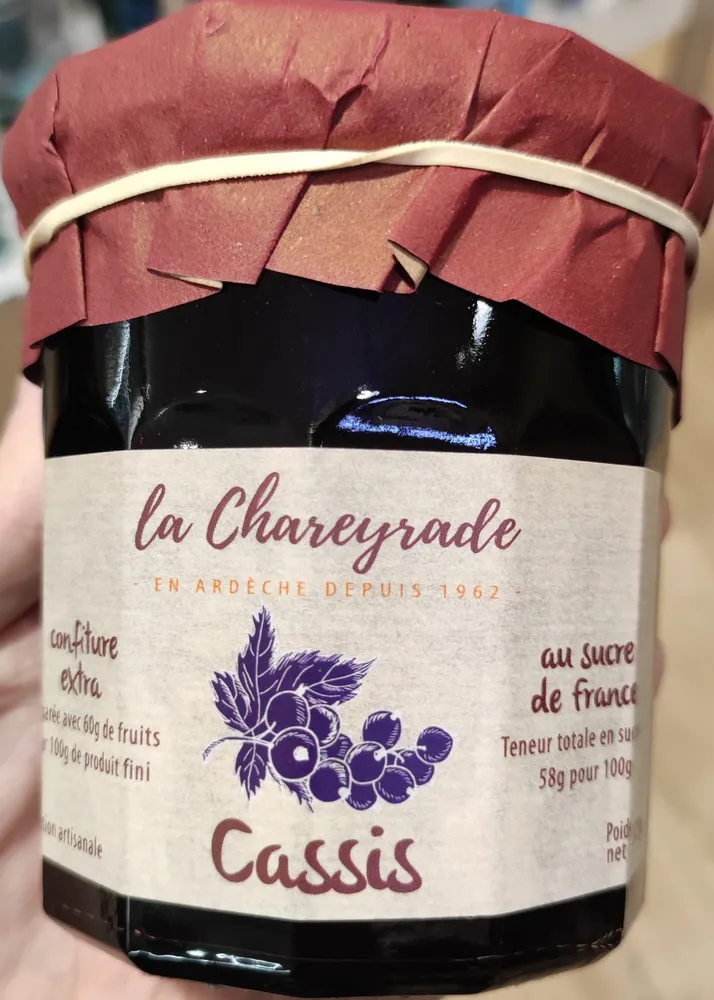Confiture cassis