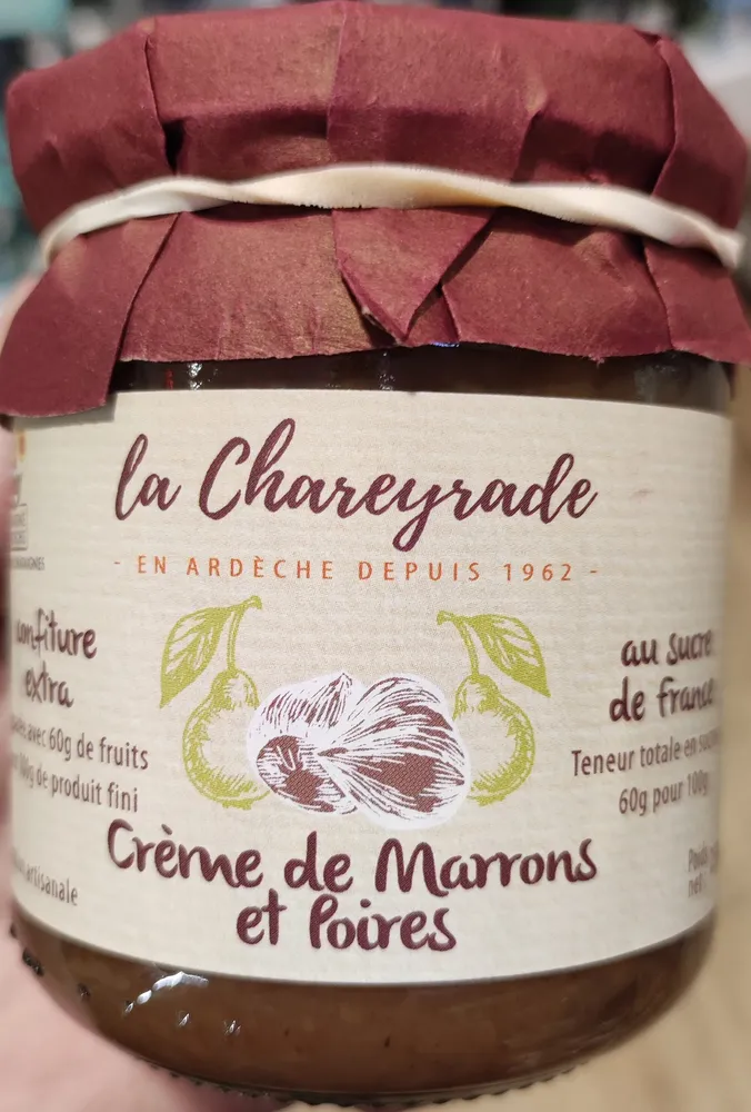 Creme marrons poires