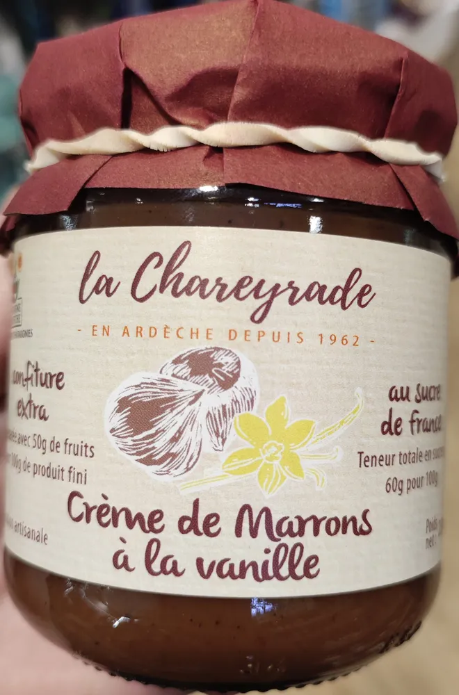 Crème de marron à la vanille