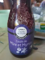 Coulis de mûre et myrtille