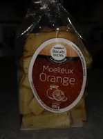 Biscuits sucrés : Moelleux Orange