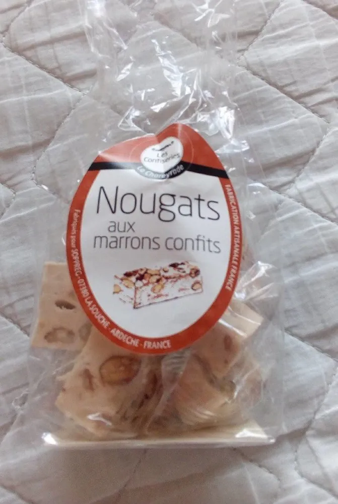 Nougats aux marrons confits