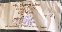 Nougat aux myrtilles