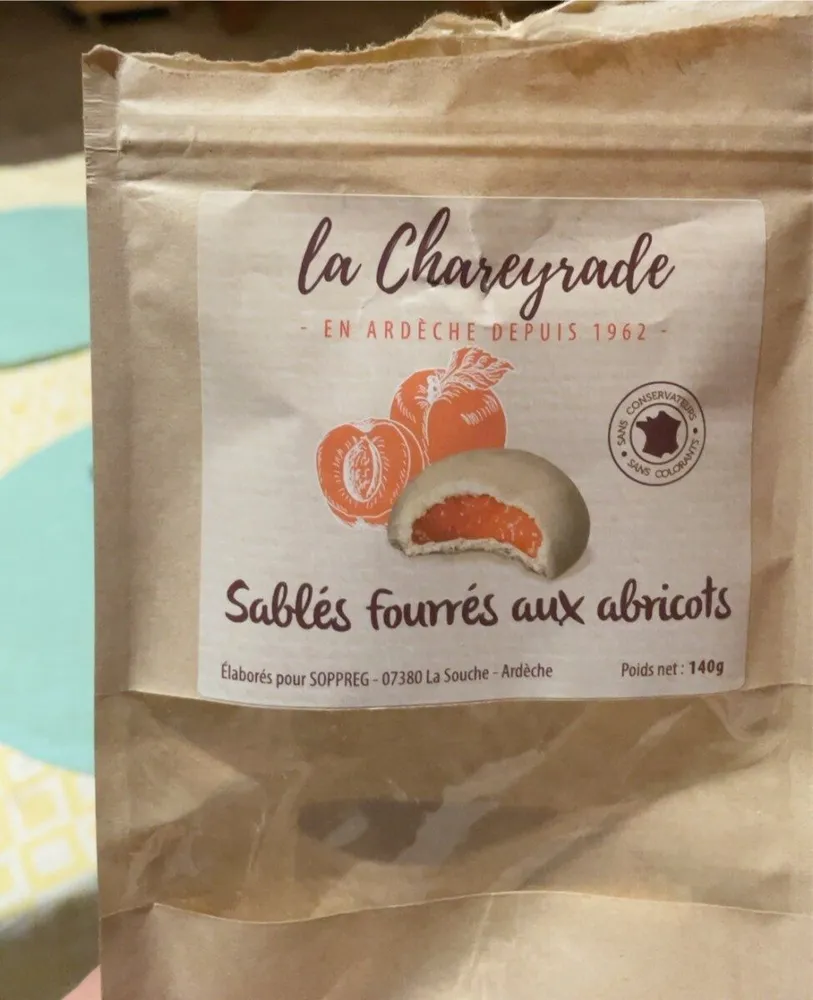 Sablés fourrés aux abricots