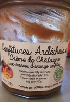Crème de châtaignes aux écorces d'orange confites