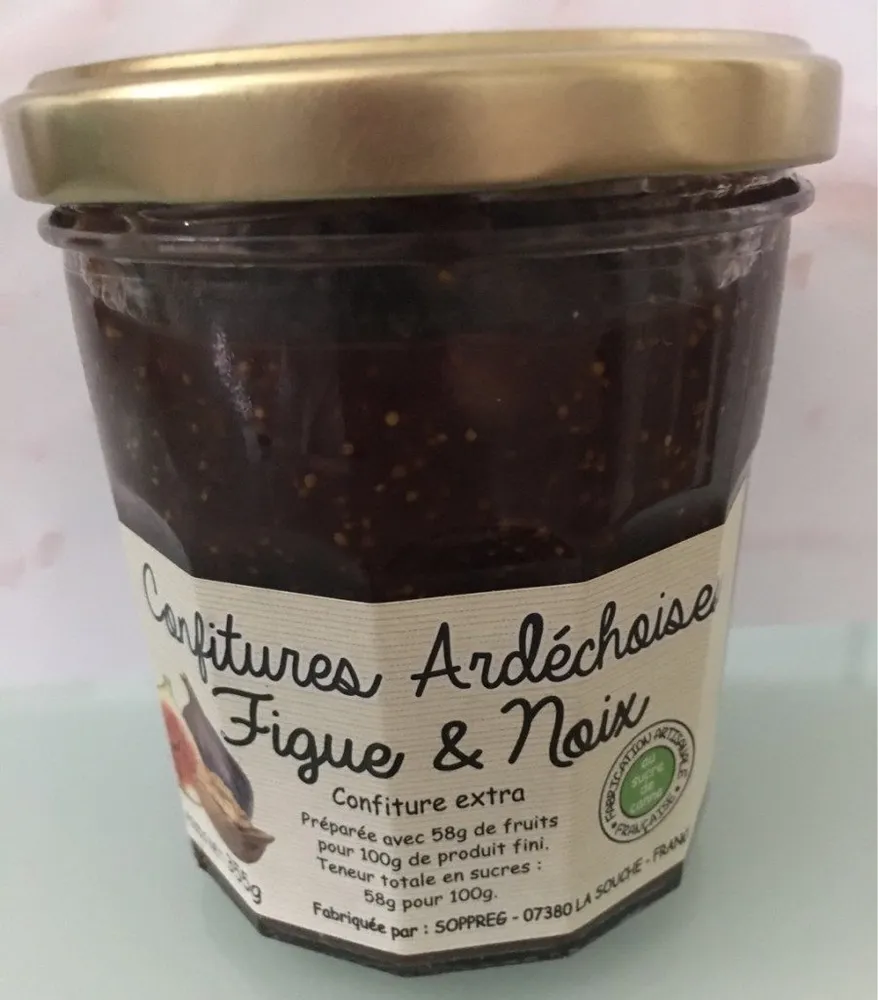 Confiture Ardechoise Figue et Noix