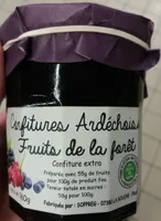 Confitures ardechoises fruits de la forer
