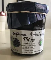 Confitures ardéchoises mûre