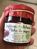 Confiture peche de vigne