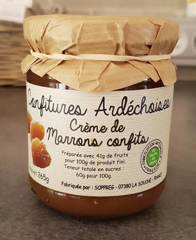 Crème de marrons confits