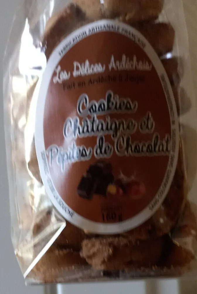 Cookies châtaignes et pépites de chocolat