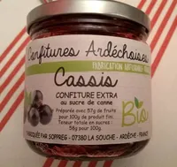 Cassis confiture extra au sucre de canne