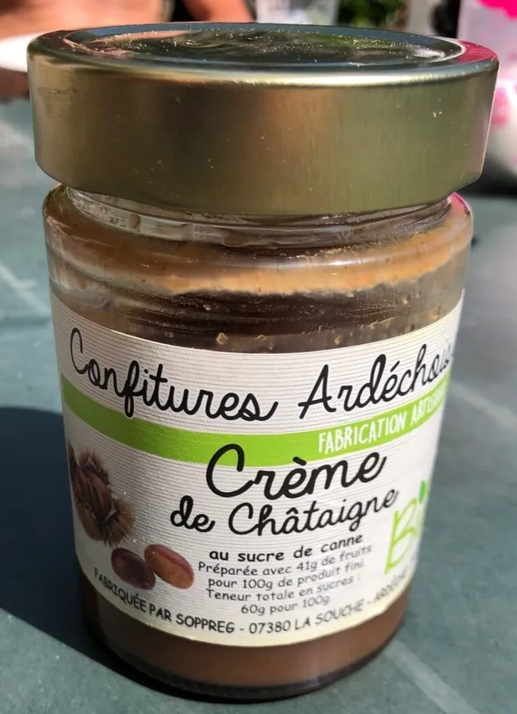 Creme de chataigne au sucre de canne