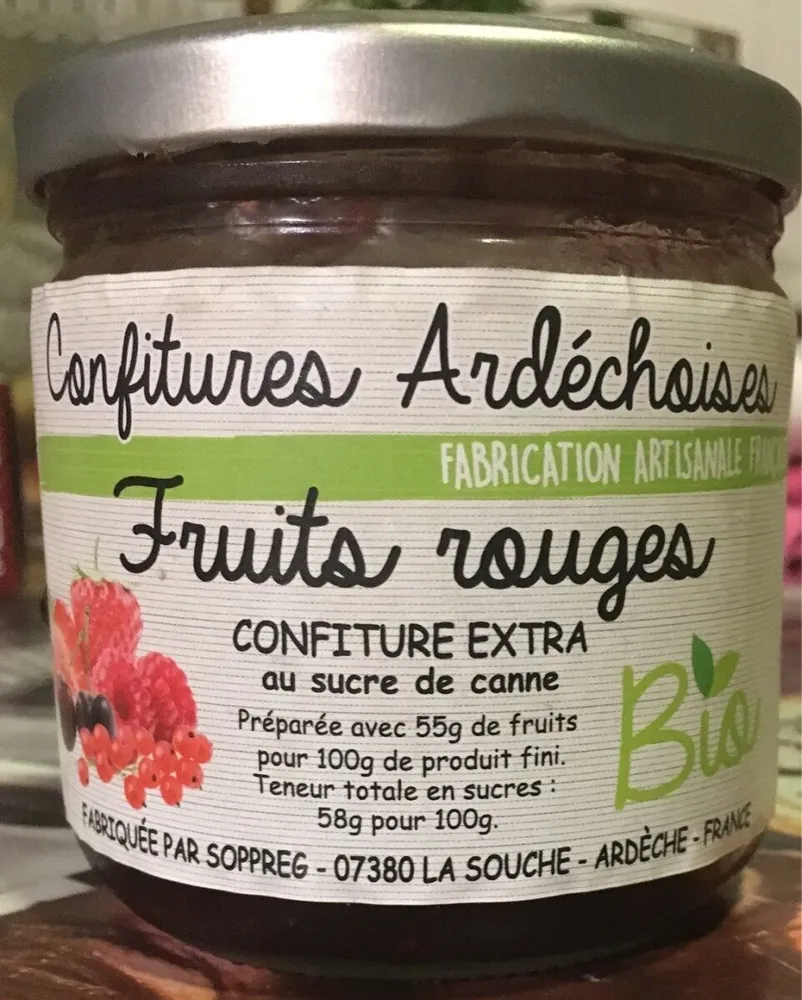 Fruits rouges confiture extra