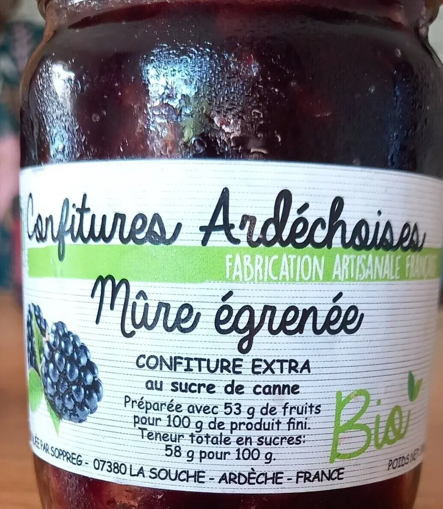 Mûre égrenée