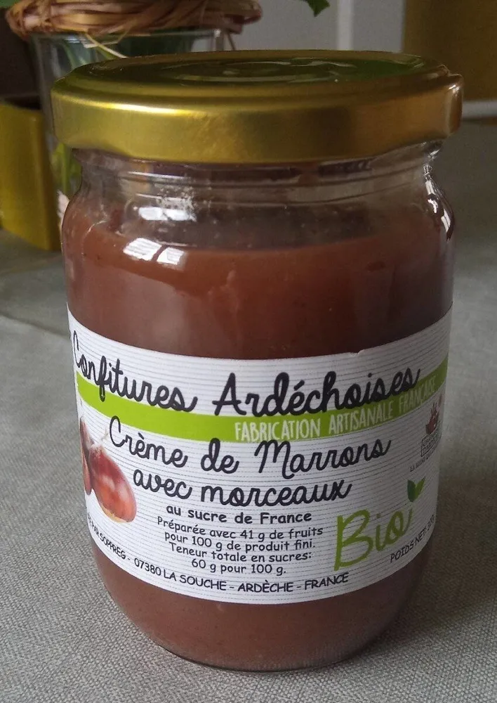 Crème de marrons avec morceaux