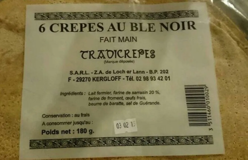 6 Crepes de ble noir TRADICREPES