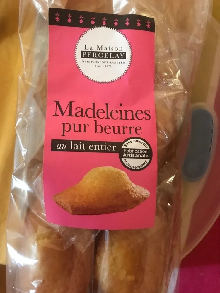 Madeleines Pur Beurre au Lait Entier