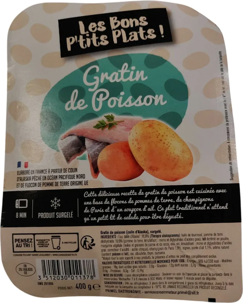Gratin de poisson