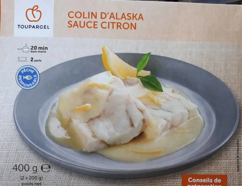 Colin d'Alaska sauce citron
