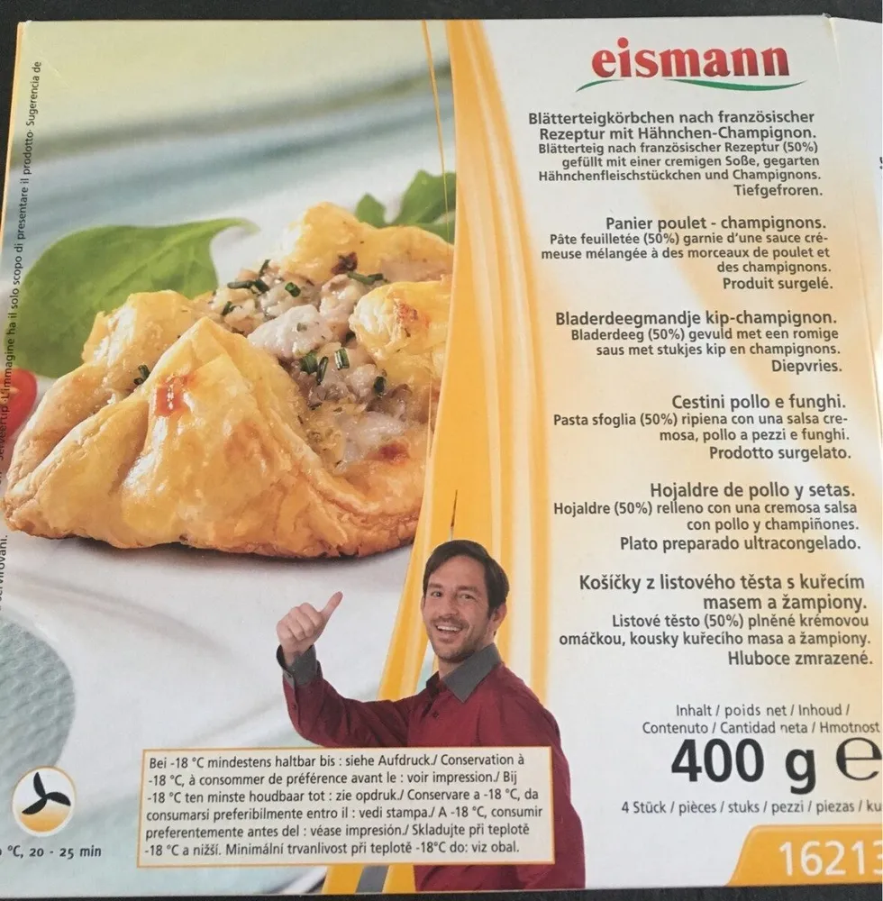 Panier poulet champignon
