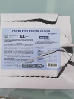 Tarte fine fruit de mer