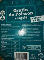 Gratin de poisson surgelé