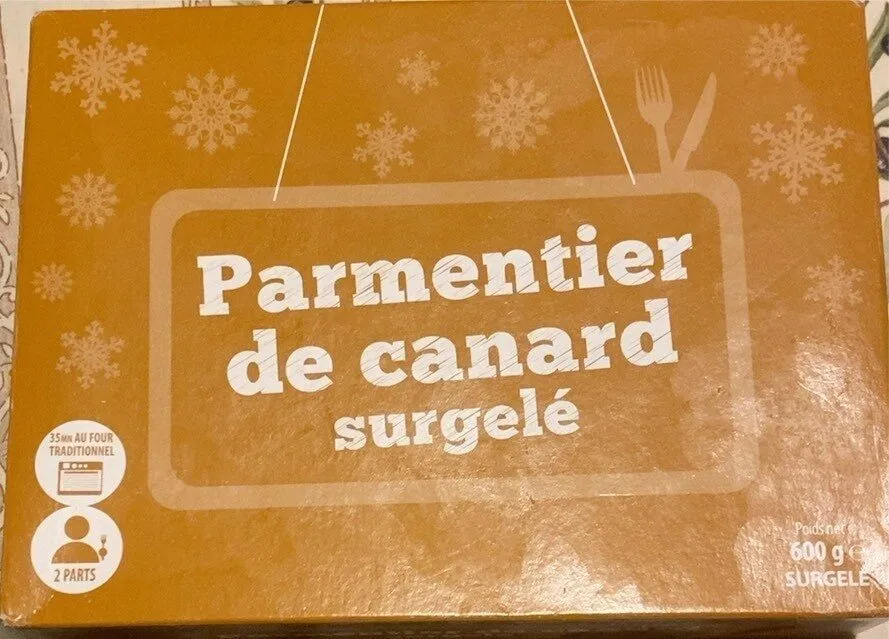 Parmentier de canard