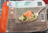 Risotto saumon legumes verts
