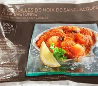 Coquille de noix de st jacques a la bretonne