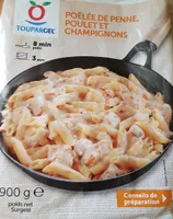 Poêlée De Pennes Poulet Et Champignons