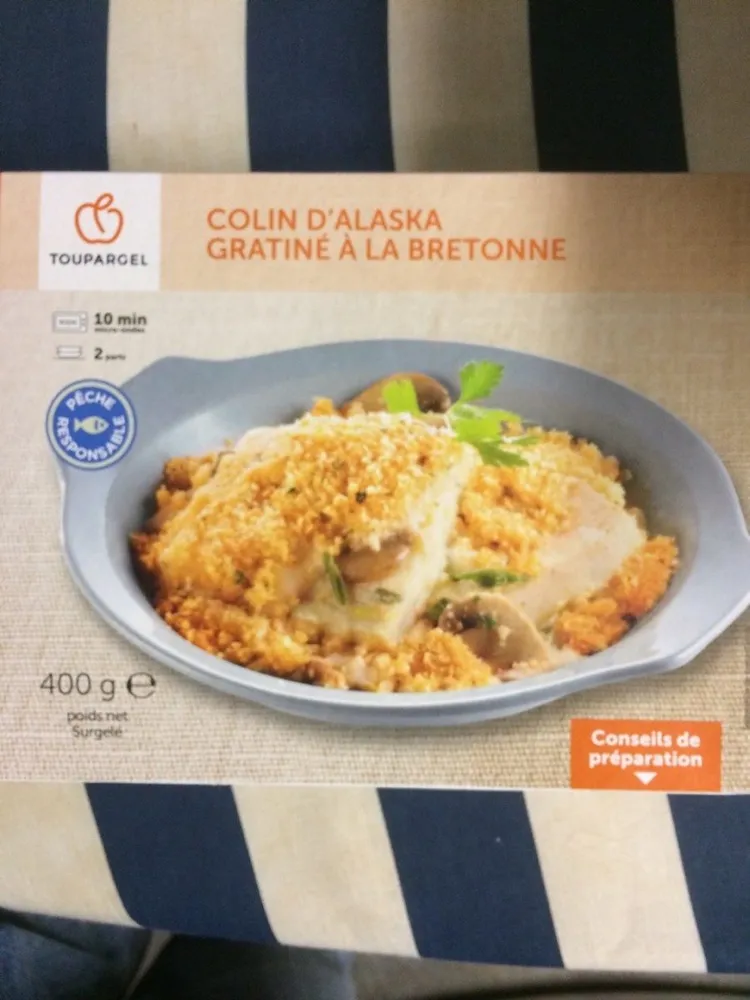 Colin alaska gratine bretonne