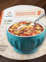 Soupe marocaine chorba au poulet