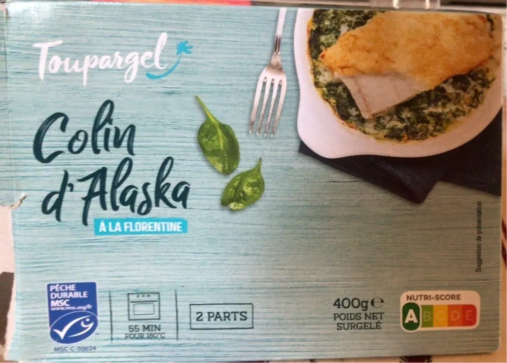 Colin d’alaska à la florentine