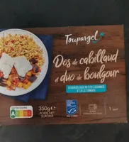 Dos de cabillaud et duo de boulgour