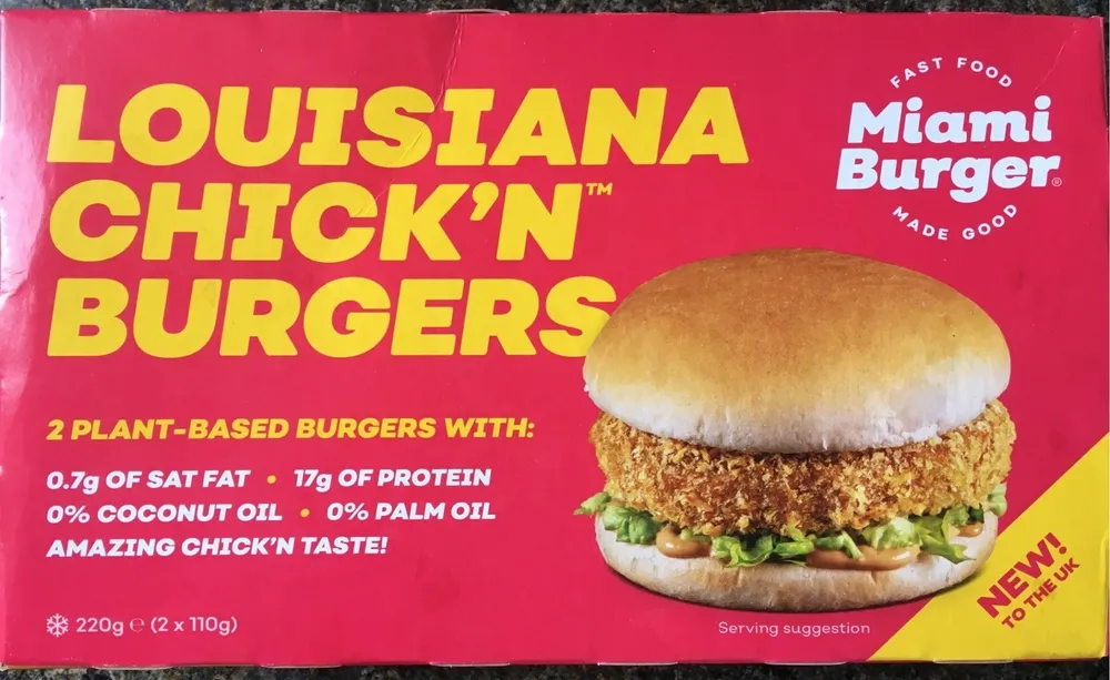 Louisiana Chick'n Burgers