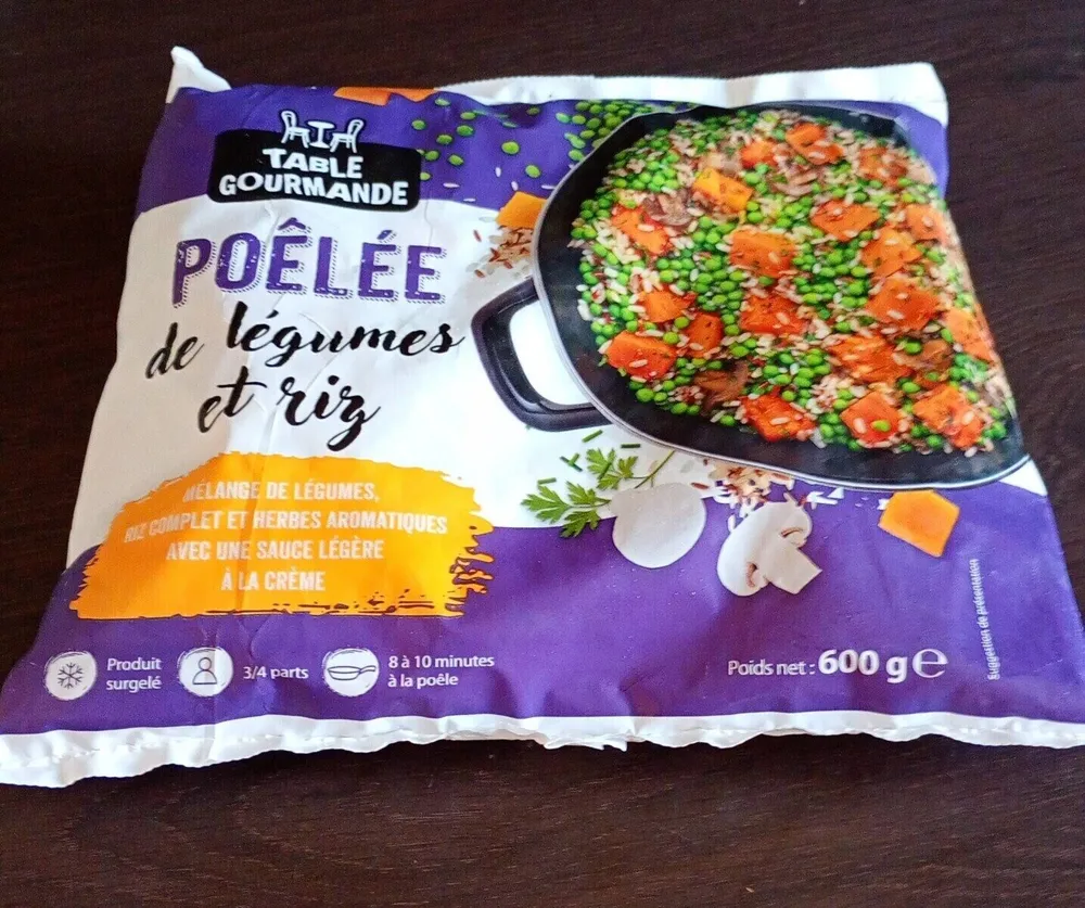 Poêlée de légumes et riz
