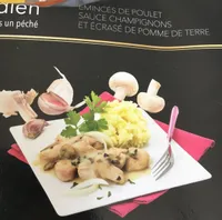 Emince poulet champignon pommes de terre