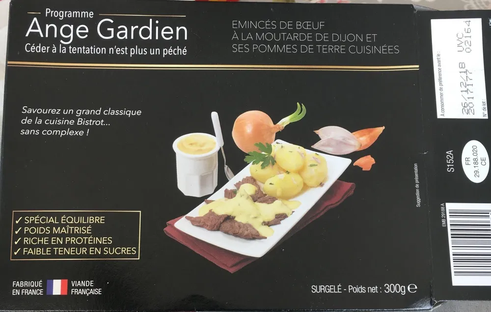 Emince de boeuf pommes de terre moutarde