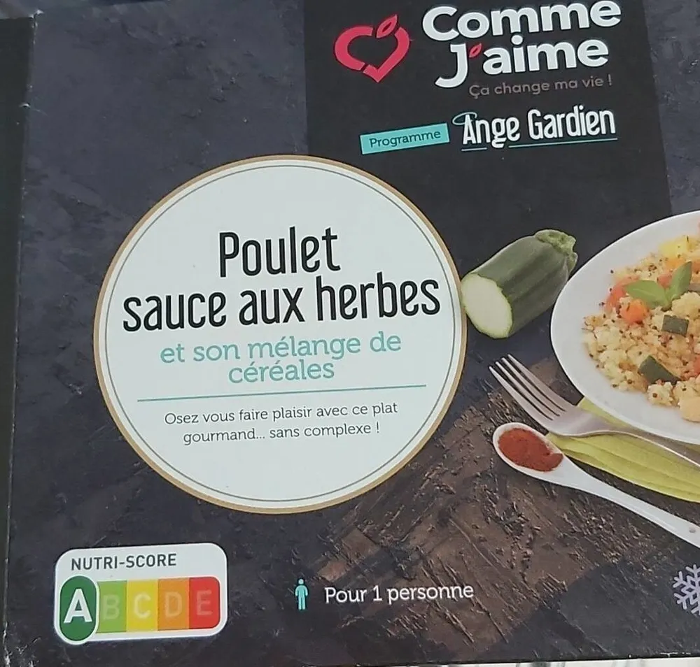 Poulet sauce aux herbes