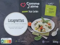 Lasagnettes sauce parmesan et basilic