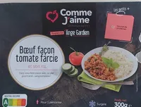 Boeuf façon tomate farcie et son riz