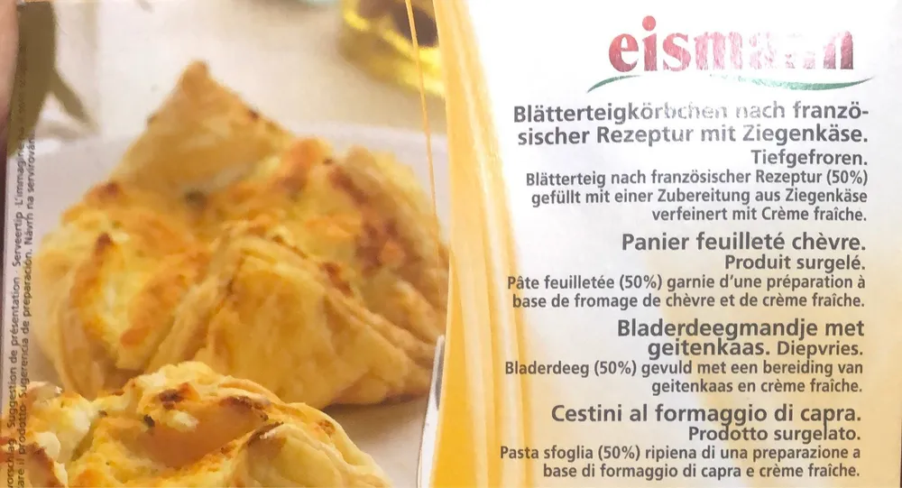 Panier Feuilleté Chèvre