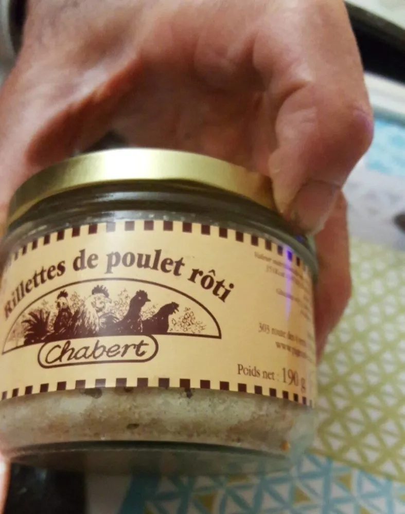 Rillettes de poulet rôti