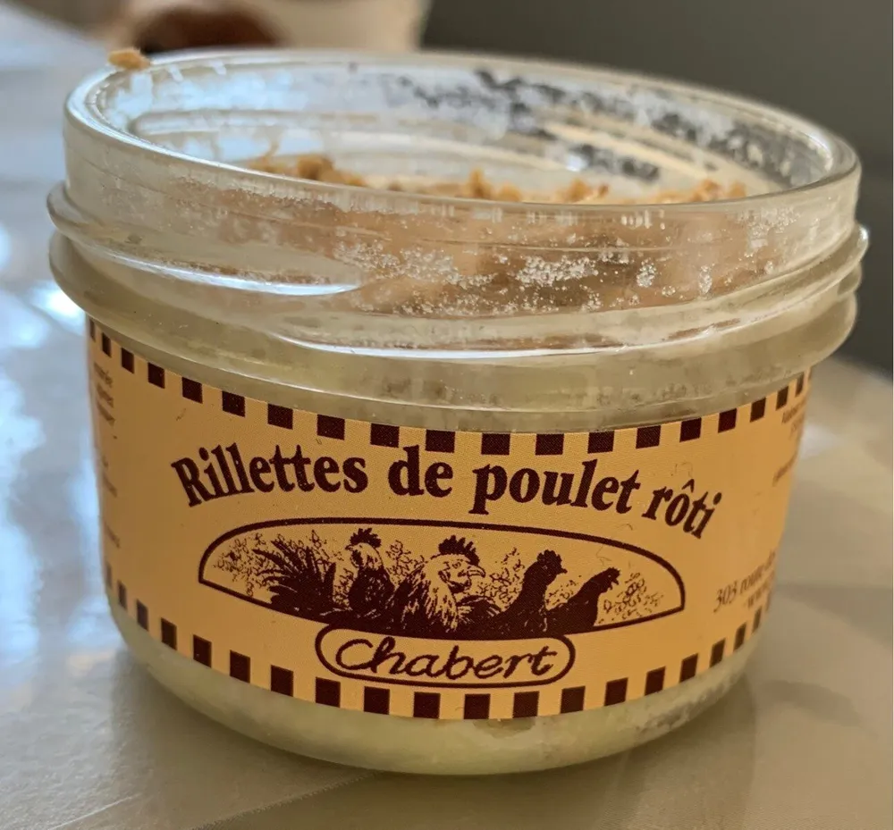 Rillette de poulet roti