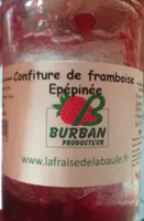 Confiture de framboise épépinée