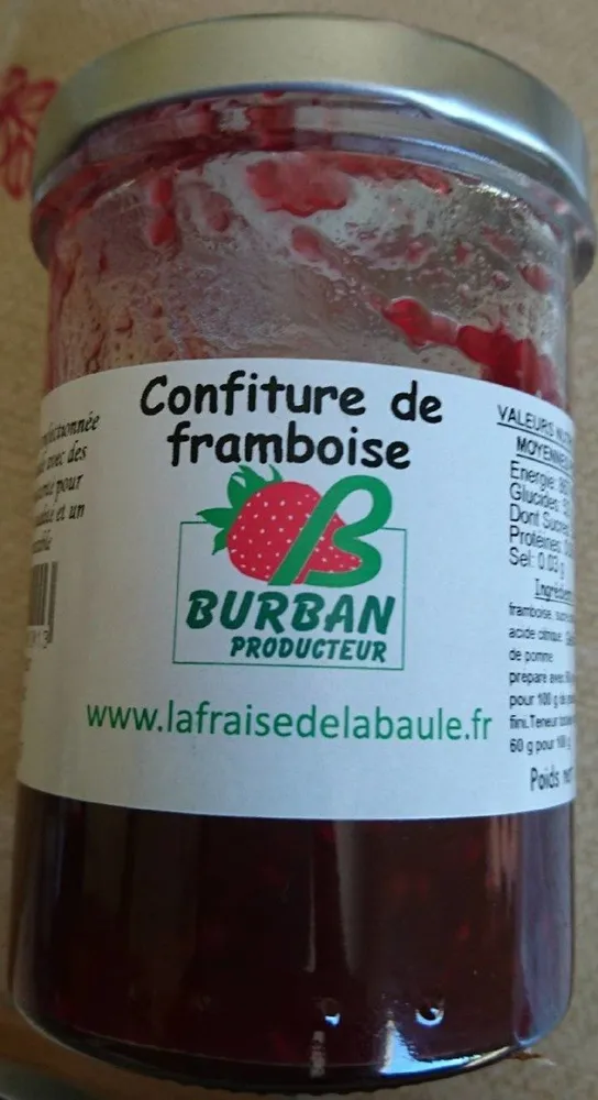 Confiture de framboise