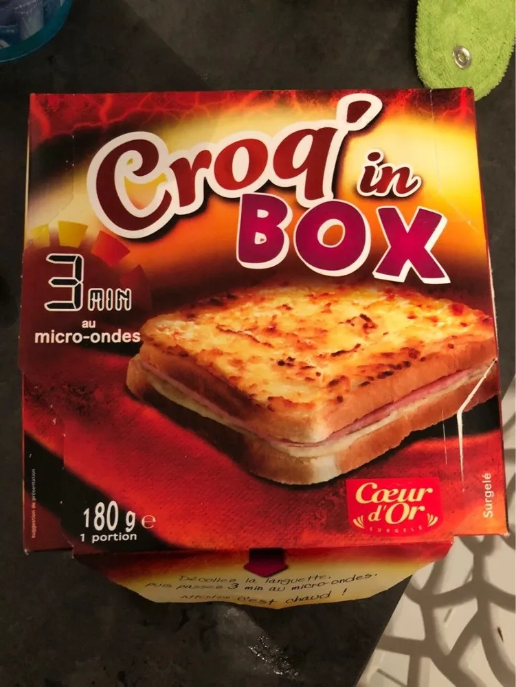 Croque monsieur Croq' in box